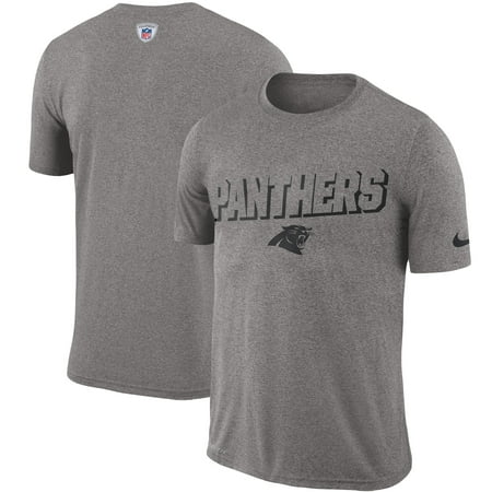 Nike Soccer Suit - Carolina Panthers Nike Sideline Legend Sweat Reveal Lift Performance T-Shirt - Heathered Gray