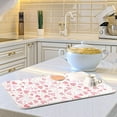 thumbnail image 6 of GZHJMY Line Love Dish Drying Mat for Kitchen Counter,Super Quick Absorbent Composite Sponge Dish Drying Pad,Heat Resistant Non-Slip Rack Tableware Mat (16x18Inch)for Dishes Coffee Machine Dish Rack, 6 of 7