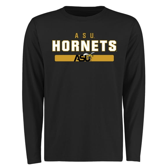 Men's Black Alabama State Hornets Team Strong Long Sleeve T-Shirt
