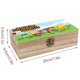 thumbnail image 2 of Batalla por la Isla de Ensueño Caja Organizadora de Madera Rústica - Caja Decorativa Multifuncional para Escritorio, Hogar, Oficina, Joyas y Manualidades, 2 of 6