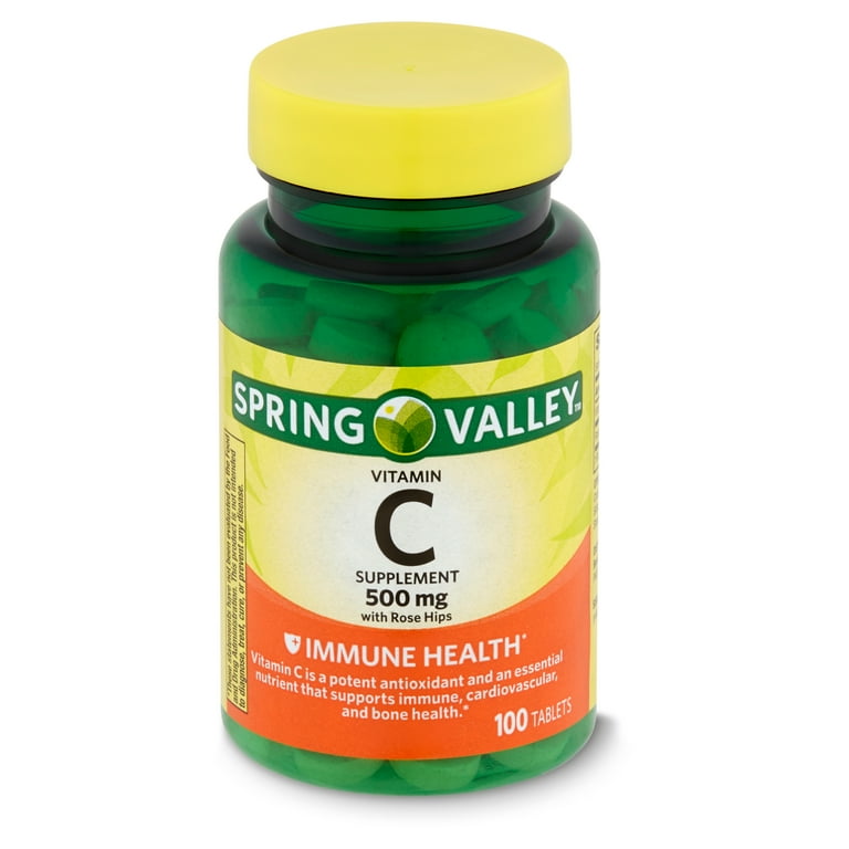Vitamin C Spring Valley 500mg: Tăng Cường Sức Khỏe, Hỗ Trợ Miễn Dịch Hiệu Quả