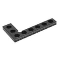thumbnail image 1 of Ángulo De Posicionamiento De 90 Grados Cuadrados Regla De ángulo Recto Herramientas De Carpintería Regla Métrica 0-100 Mm Negro, 1 of 7