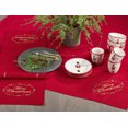 thumbnail image 2 of Fennco Styles Merry Christmas Embroidered Design Holiday Table Topper Tablecloth (14"x90" Table Runner), 2 of 2
