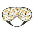 thumbnail image 6 of Rocae Bee and Flowers for Mask for Women Men, Luxury Eye Cover Eye Shade with Adjustable Strap for Travel, Nap, Meditation, 6 of 7