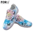 thumbnail image 1 of Lightweight Sneakers for Women Pretty Butterfly and Gradient Background Pattern Flats Lace Up Shoes Female Footwear, 1 of 5