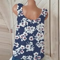 thumbnail image 5 of USSUMA Womens Tops Dressy Casual Summer Sleeveless Floral Print Cami Shirts for Women Trendy Loose Fit Vest Tanks Round Neck T-Shirts Blouses for Women Plus Tunic, 5 of 5