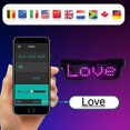 thumbnail image 3 of Led Luminous Glasses Bluetooth Mobile Phone Control Can Replace A Variety Of Patterns Bar Magic Glasses, 3 of 5