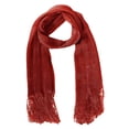 thumbnail image 6 of Women Sheer Metallic Shimmer Mesh Glitter Sparkle Scarf Shawl Wrap, 6 of 10