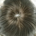 thumbnail image 2 of LYRICAL HAIR Mens Wigs Lace Front Toupee Hair for Men Thin Skin Men's Hairpiece Bleached Knot 8X10 #4ASH, 2 of 6