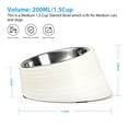 thumbnail image 4 of Cuenco de acero inoxidable inclinado Uppetly 15 GRADOS para perros, 4 of 7