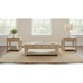 thumbnail image 2 of Coaster Marcelo 3-Piece Transitional Wood Coffee Table Set in Light Elm, 2 of 14