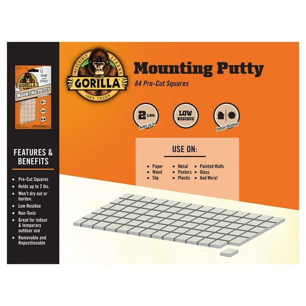 Gorilla® Mounting Putty™ Removable