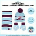 thumbnail image 2 of Disney Toddler Winter Hat, Kids Gloves or Toddlers Mittens, Matching Scarf, Frozen Elsa and Anna Baby Beanie for Girl Ages 2-4, 2 of 4