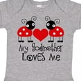 thumbnail image 4 of Inktastic My Godmother Loves Me Boys or Girls Baby Bodysuit, 4 of 5