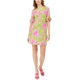thumbnail image 1 of Pappagallo Womens The Erika Shift Vestido, Verde, Grande Pappagallo Shift, 1 of 2