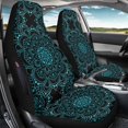 thumbnail image 3 of Binienty Boho Car Seat Covers Front Seats Only Side Air Bag Compatible Waterproof Car Seat Cushions Universal Auto Accessories for Women Girly Auto Interior Set 2 Pack, 3 of 7