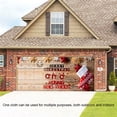 thumbnail image 4 of hirigin Christmas Background Cloth, Outdoor Garage Door Tapestry Cloth Holiday Party Hanging Decoration, 4 of 7