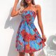 thumbnail image 4 of Vestido maxi sin mangas con estampado de flores y cintura media para mujer Pompotops  qyievc1394, 4 of 9