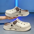 thumbnail image 4 of Men's Summer Garden Sandals Adult Outdoor Sports Summer Beach Casual Shoes Breathable Daily Wear Lightweight Carry, 4 of 5