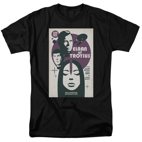 Star Trek Tos Episode 68 Adult 18/1 T-Shirt Black