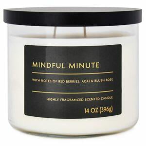 Star Candle Co. 3-Wick Candle, Mindful Minute, 14 oz