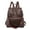 Coffee, variant on JUYGO School Starts Season Leather Backpack for Women Large Designer Travel Ladies Satchel Handbag Convertible College Daypack Shoulder Bags