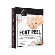 Exfoliating Foot Peel Mask 2 Pair - Baby Soft & Smooth Feet – Gentle Exfoliation Treatment To Remove Rough Dead Skin & Calluses - For Men & Women