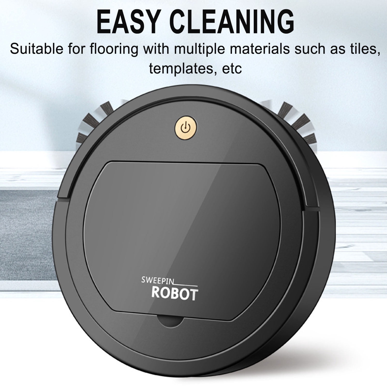 Ovzne Robot Vacuum Cleaner Self-Charging Robotic Vacuum Cleaner, Strong Suction Voice Control for Hardfloor and Carpet 2024 Home