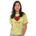 thumbnail image 3 of Broken Heart Breakup Dating Romantic Women's Graphic T Shirt Tees Brisco Brands L, 3 of 6