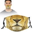 thumbnail image 2 of Visage d'Animal Drôle Réutilisable Lavable avec Motifs de Tigre Chat Chien Singe Cochon pour Enfants et Adultes, 2 of 5