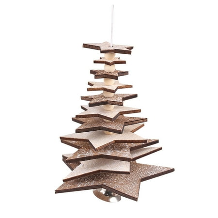

Yubnlvae Hangs Christmas Tree Wooden Hanging Pendant Store Door Ornament Xmas Home Decor H