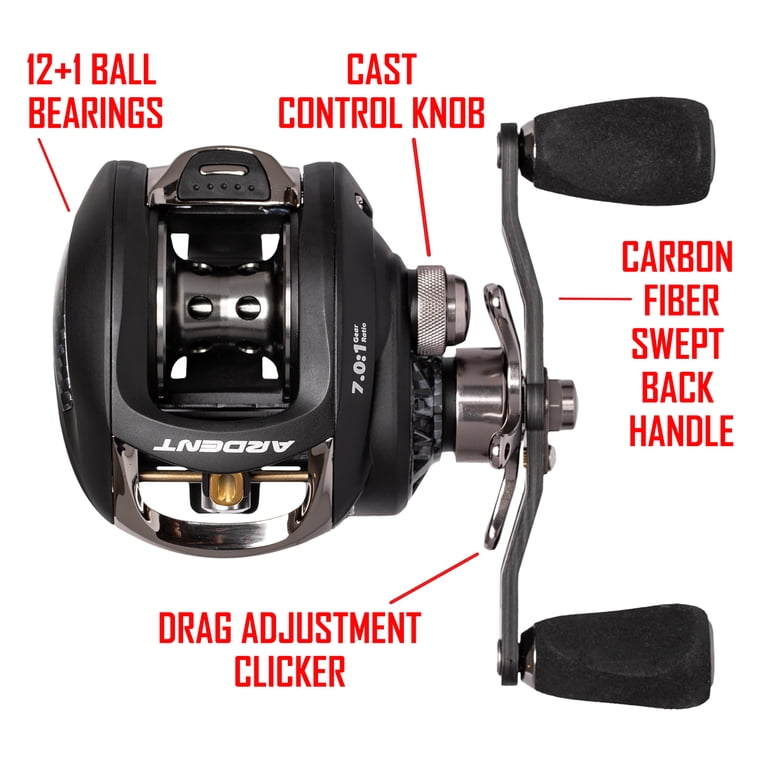 baitcasting reel learning curve X-Series Low Profile Baitcast Left and right Quantum Model:CV-354DLX Fishing Rods Best Budget