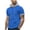 Blue, variant on Men's Hoodies with Drawstrings Casual Short Sleeve Button Down Summer Shirts Midweight Slim Fit Muscle Shirts for Outdoor Hiking Cycling Black XXL