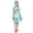 Outfits 87#Sky Blue, variant on oqasdz Kids Doctor Clothes For Girls Pretend Play Outfit Short Sleeve Dress and Apron with Headwear Party Evening Stage Performance Outfit