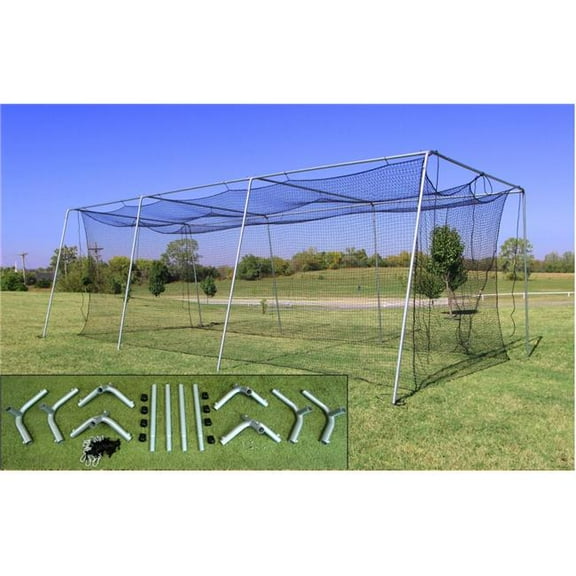 CM- 30 x 12 x 10 in. No. 24 Batting Cage Net & Frame