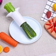 thumbnail image 3 of Cortador de pepinos, cortador de fresas, cortador de uvas, cortador de zanahorias, cortador de patatas, herramientas de cocina creativas, cortador multifunción de frutas y verduras, Fr, 3 of 5