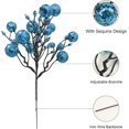 thumbnail image 5 of La navidad Berry Recoge Conjunto de Navidad artificial Purpurina Bayas Tallos para Árbol de Navidad, la Corona Guirnalda Decoración de Fiestas y Decoración para el Hogar, 5 of 5