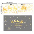 thumbnail image 3 of adviicd Christmas Decorations Snow Decals Glass Window Decorations Christmas Snow Elks Electrostatic Stickers, 3 of 4