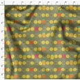 thumbnail image 4 of Soimoi Green Poly Georgette Fabric Pine & Lemon Slices Fruits Printed Fabric 1 Yard 42 Inch Wide, 4 of 5