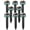 Green-Circle, variant on 2026 Mole Repellent Solar Powered Stakes, Ultrasonic Outdoor Pest Repeller for Lawns & Gardens, Deer Deterrent, Green – 3 Shapes