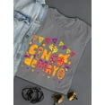 thumbnail image 3 of Cinco De Mayo Colorful Font Shaped T-Shirt Women -Image by Shutterstock, Female x-Large, 3 of 4