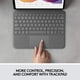 thumbnail image 3 of Funda con teclado Logitech Folio Touch reacondicionada para iPad con panel táctil y conector intelig, 3 of 9