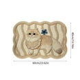 thumbnail image 3 of ToyKingdee Cute Cat Tufted Bathroom Rug, Soft Plush Kawaii Animal Bath Room Mat, Non-Slip & Machine Washable, Absorbent & Quick Dry Floor Door Mat Home Decor, 3 of 6