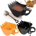 thumbnail image 4 of Juego de regalos de tazas de café, tazas de porcelana con alfabeto con almohadilla más cálida, tapa de cerámica, 4 of 5