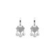 thumbnail image 1 of Pendientes de diamante Pendientes simples para mujer Pendientes de temperamento de moda Pendientes de aro medianos, 1 of 4