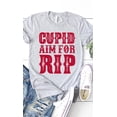 thumbnail image 2 of Cupid Aim For RIP Graphic Tee T-Shirt PLUS, 2 of 6