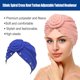 thumbnail image 4 of Turbante musulmán Qarigey Beanie Color sólido Moda Pañuelo plisado Accesorios de estilo femenino Gorros azul real, 4 of 6