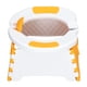 thumbnail image 5 of Inodoro plegable para niños pequeños con bolsa de limpieza, orinal portátil para bebé, silla para interior y exterior, almohadilla dura naranja, 5 of 5