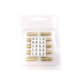 thumbnail image 3 of CRAFTHROU 20Pack Spring Collet Set Brass Collet Golden For Diy Projects Rotary Tools 0.48x0.48x1.6in, 3 of 8