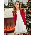 thumbnail image 3 of Arshiner Girl Tulle Dress Winter Long Sleeve Teen Girls Party Casual Dresses, 3 of 8